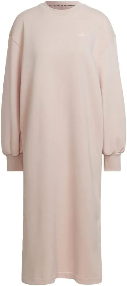 adidas Womens W Sportswear Below-Knee Fleece Dress