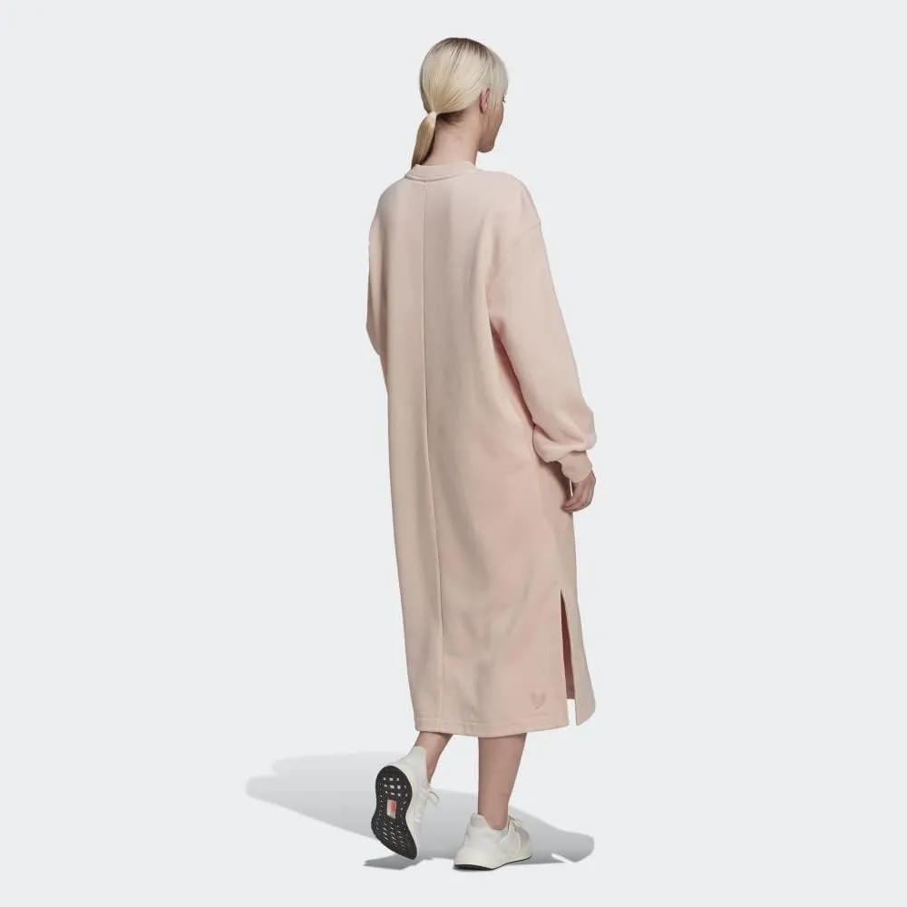 adidas Womens W Sportswear Below-Knee Fleece Dress