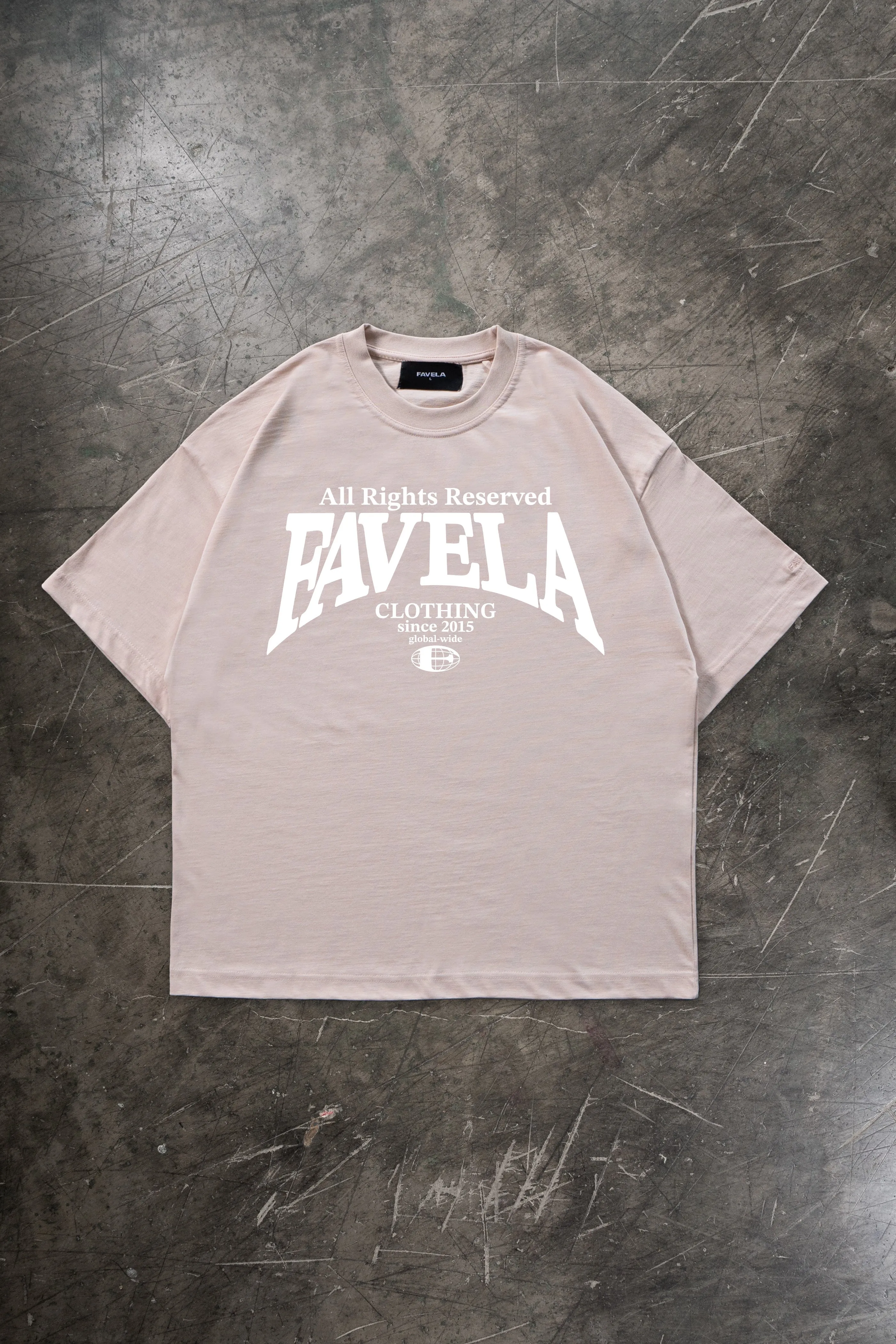 %ALL RIGHTS RESERVED SALMON T-SHIRT%
