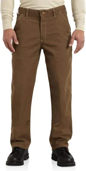 Carhartt Men's Flame Resistant Washed Duck Work Dungaree
