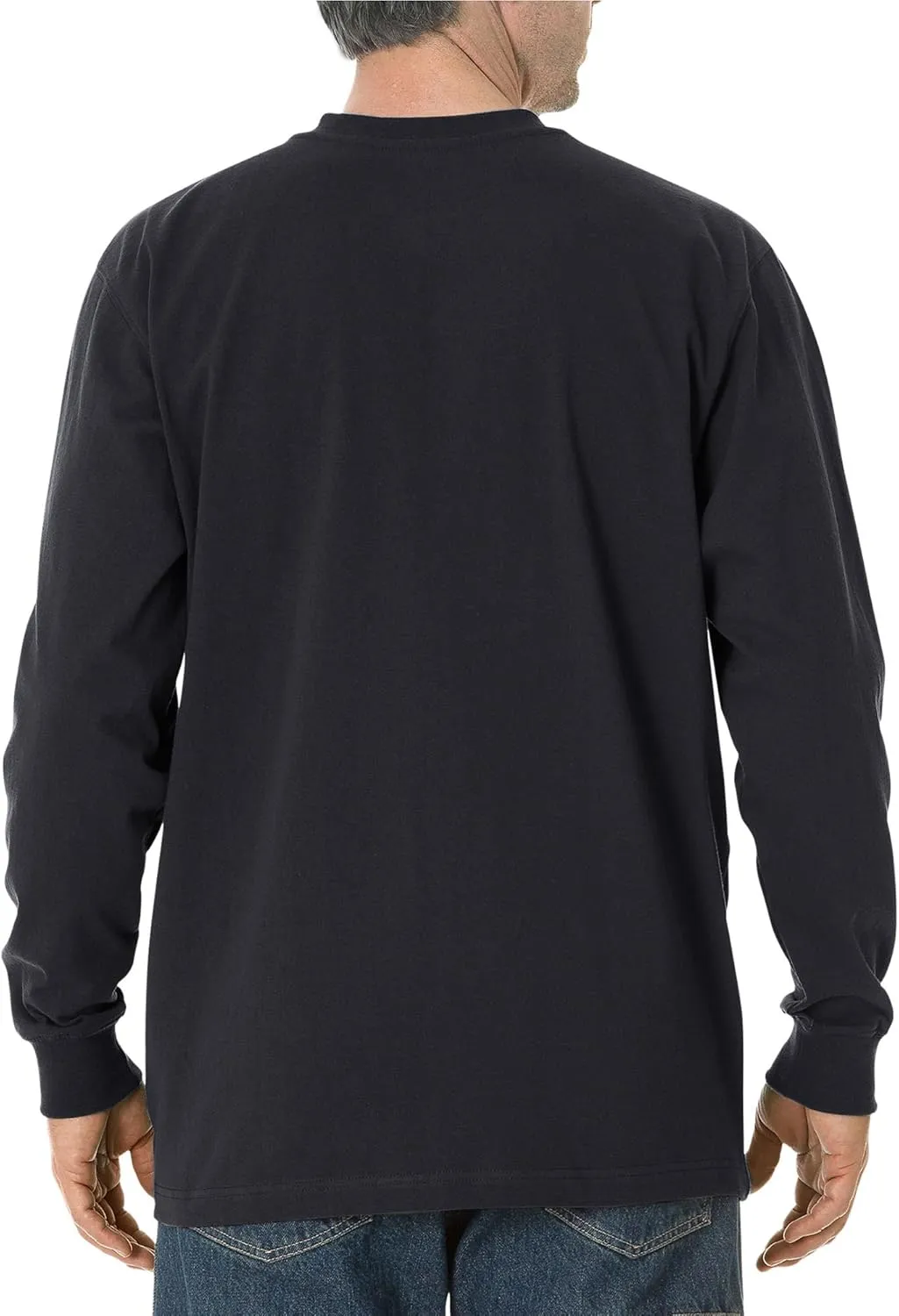 Dickies Men's Long Sleeve Heavyweight Henley