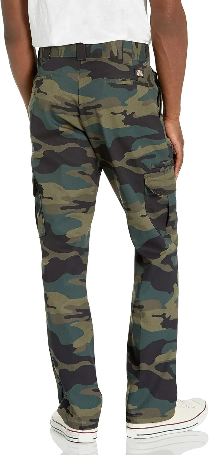 Dickies Men's Regular Straight Stretch Twill Cargo Pant Big