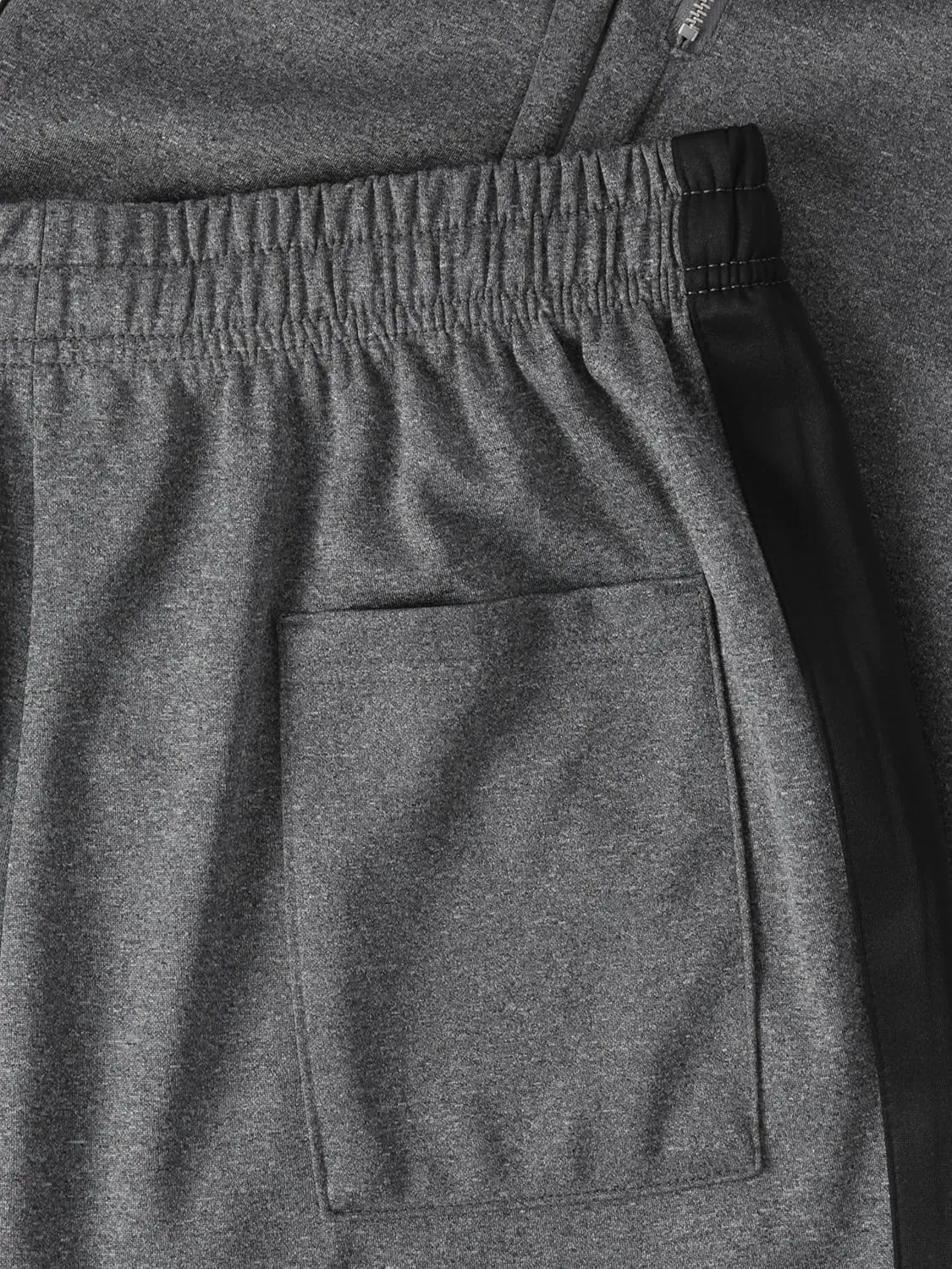 Hat and Beyond Mens Premium Track Jersey Pants with Ankle Zipper Slim Athletic Fit Sweatpants