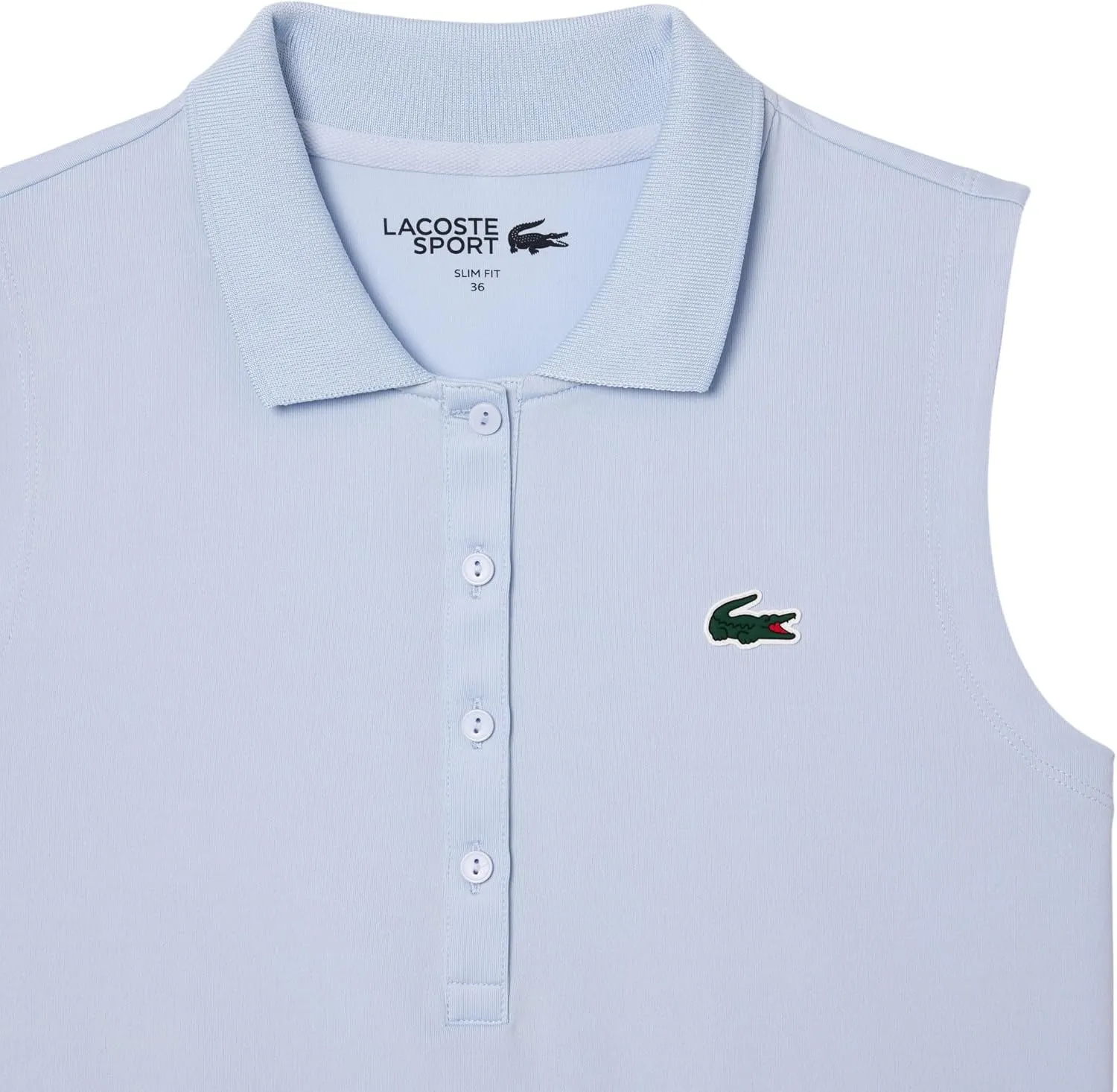 Lacoste Women's Sport Ultra Dry Slim Fit Anti-uv Stretch Golf Polo Shirt