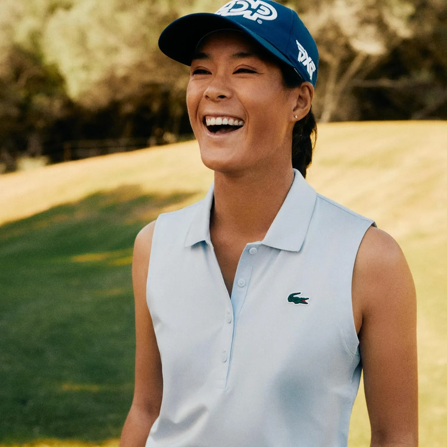 Lacoste Women's Sport Ultra Dry Slim Fit Anti-uv Stretch Golf Polo Shirt