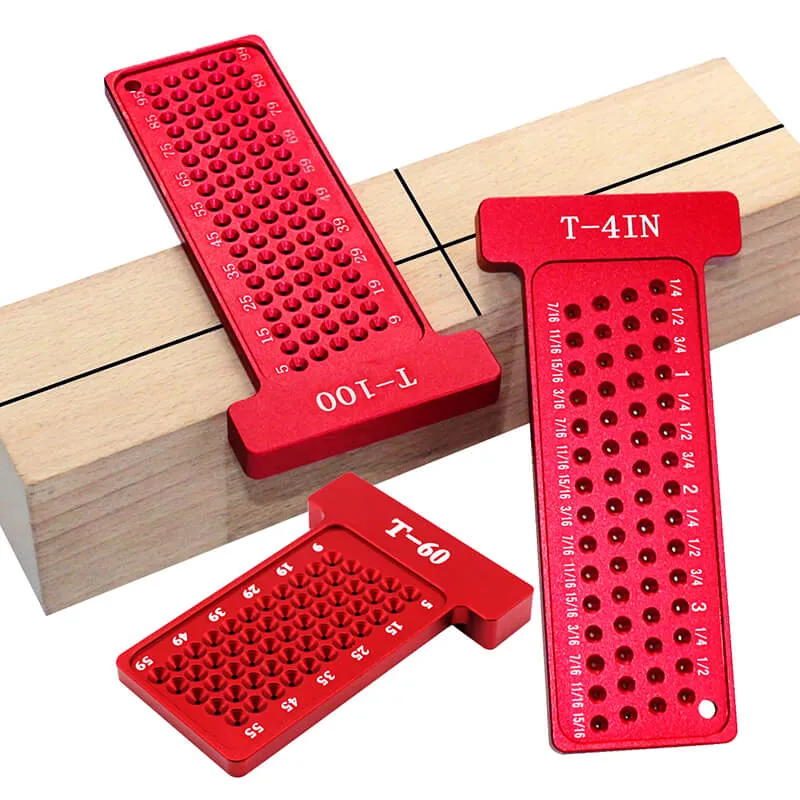 Levoite™ Precision Mini T-Squares Rule T-Marking Squares for Woodworking