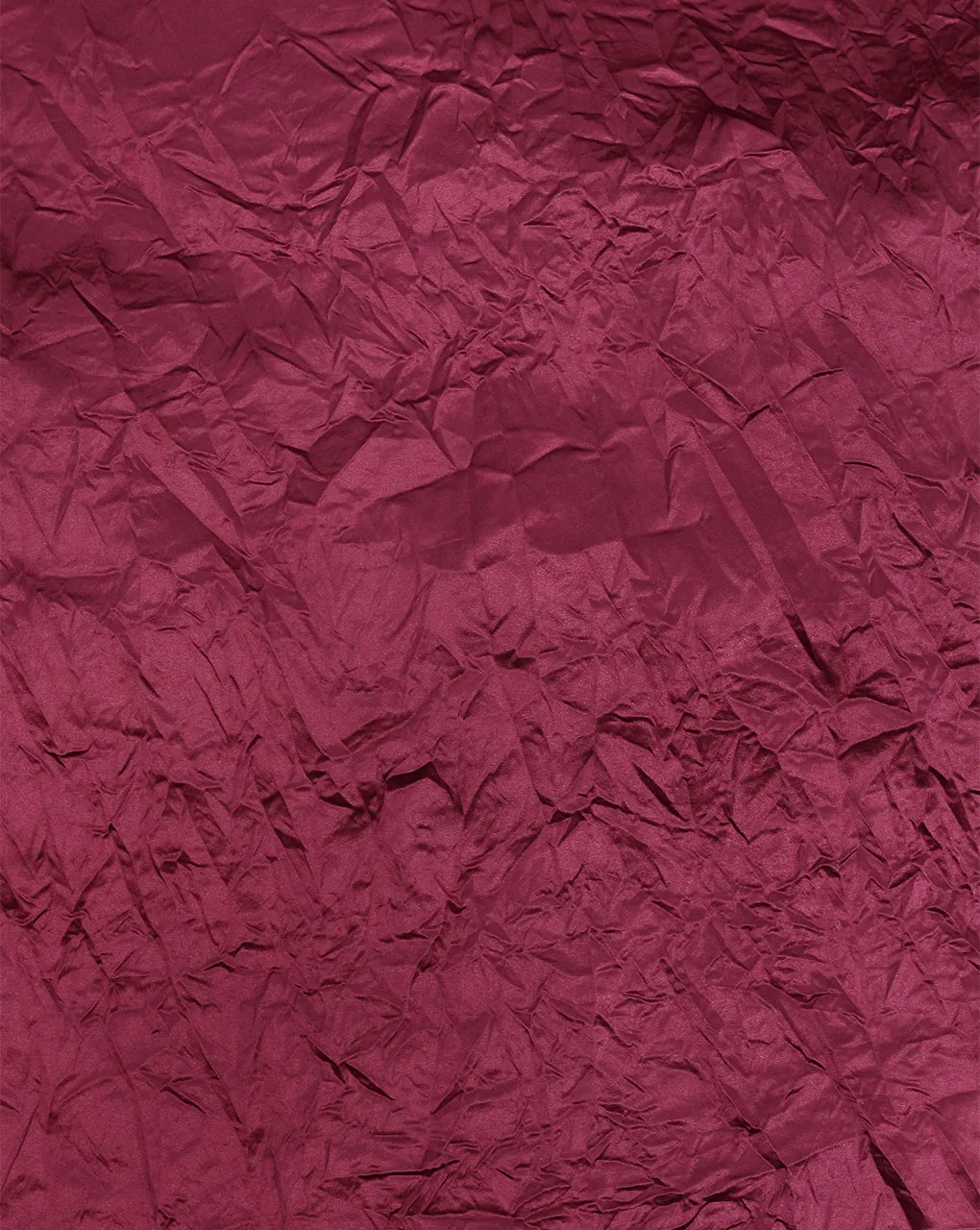 LIGHT BURGUNDY CRUSHED POLYESTER SATIN FABRIC