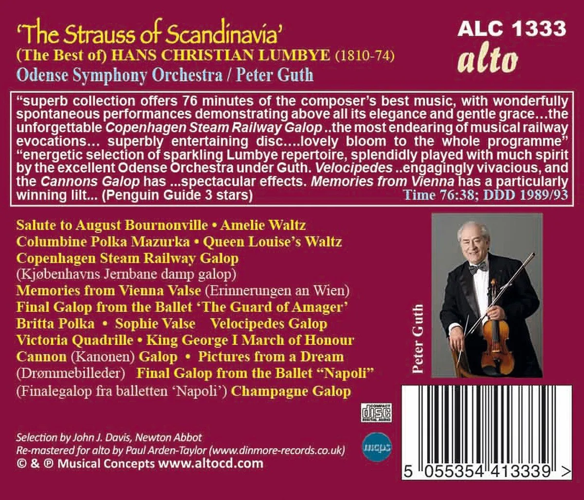 LUMBYE: THE STRAUSS OF SCANDANAVIA - ODENSE SYMPHONY
