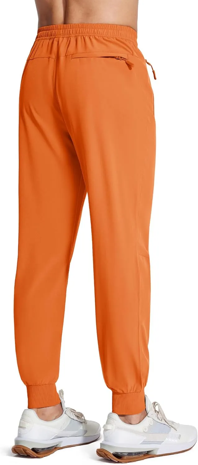 MAGCOMSEN Hiking Pants for Men Lightweight Athletic Pants Quick Dry with Zipper Pockets Running Track Workout Pants