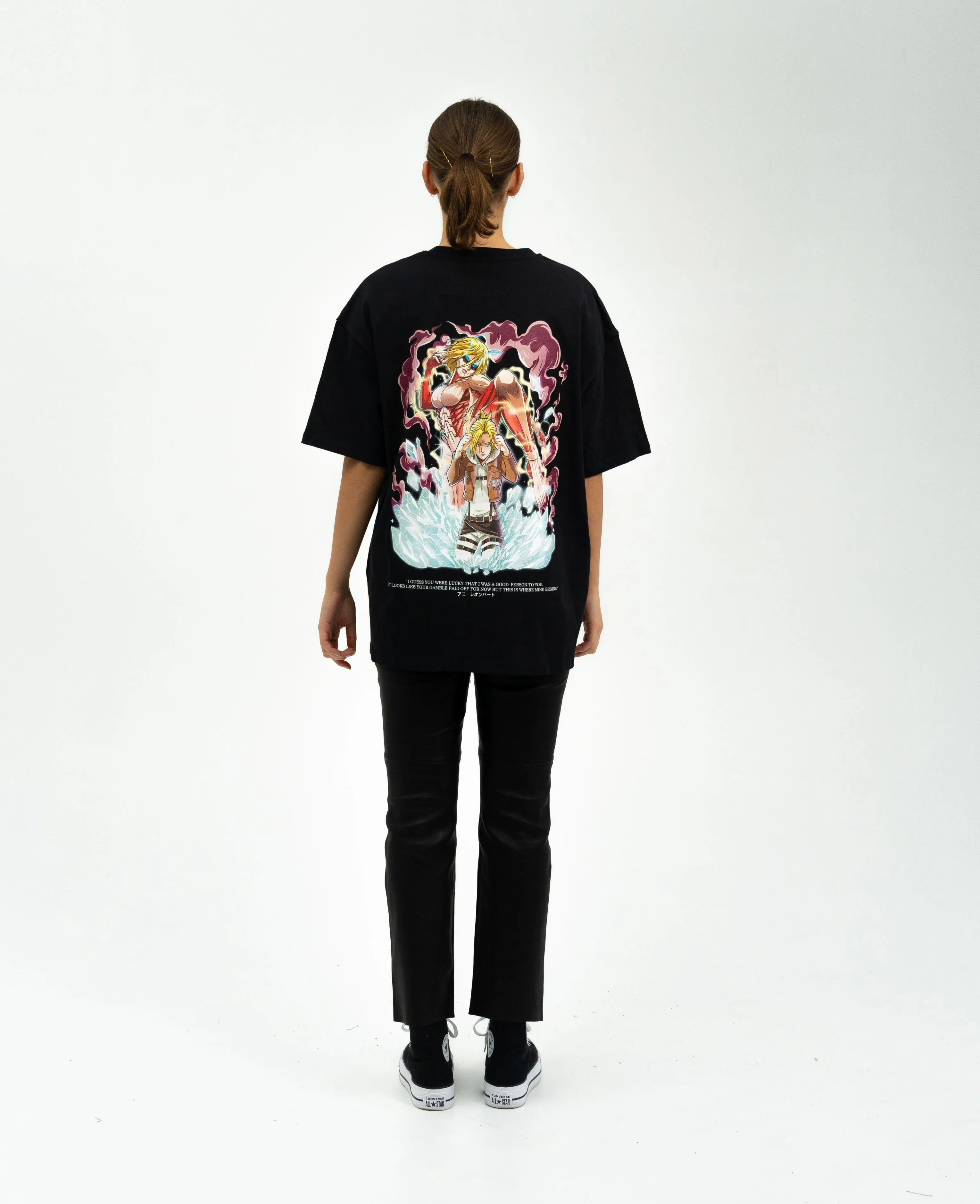 Nysekai "Annie X Female Titan - AOT" Oversize T-Shirt