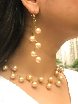 Pearl necklace set