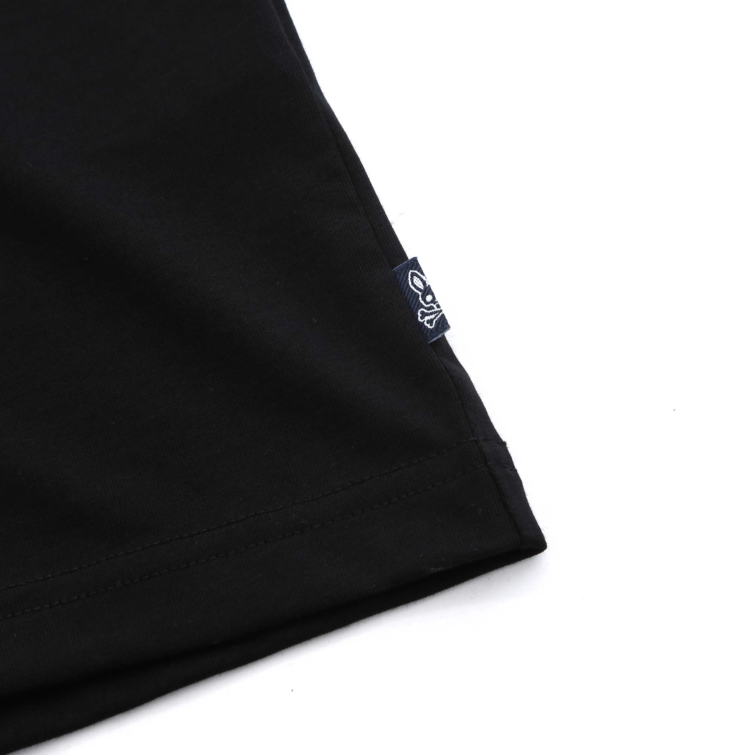 Black Embroidered Graphic T-Shirt by Psycho Bunny with Chester Design